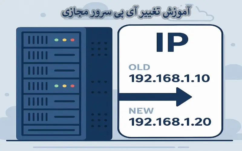 تغییر آی پی سرور مجازی