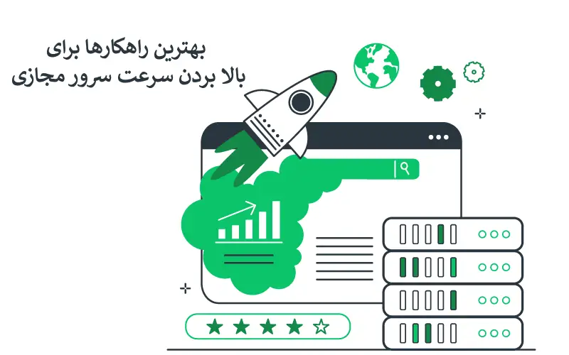 بالا بردن سرعت سرور مجازی