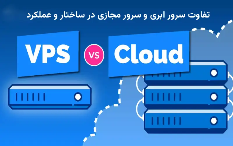 تفاوت سرور ابری و سرور مجازی در ساختار و عملکرد