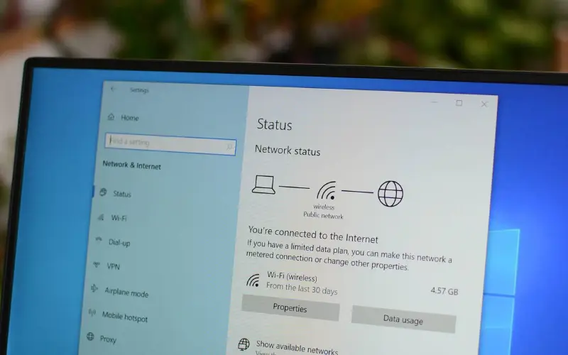 تغییر ای پی روی ویندوز ۱۰