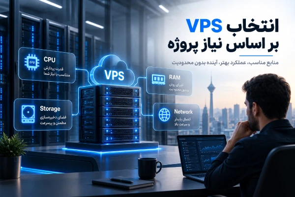 انتخاب VPS بر اساس منابع مورد نیاز پروژه
